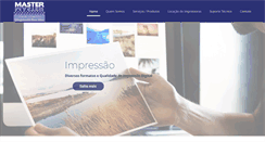 Desktop Screenshot of mastercopias.com.br